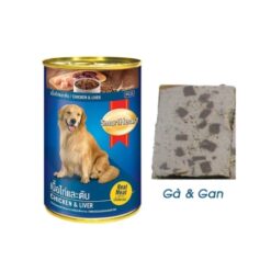 Smartheart – Beef and liver flavored pate for dogs 400g (can)