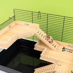 Wooden Cage Floor 47x30x30cm For Hamster