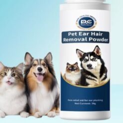 Petclear Ear Hair Removal Powder 30g - For dogs and cats, painless hair removal, cleans ear bites, safe for pets