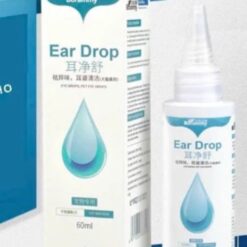 Borammy Ear Drops 60ml For Pets Clean Ears, Prevent Infection - Comes With Cotton Swabs